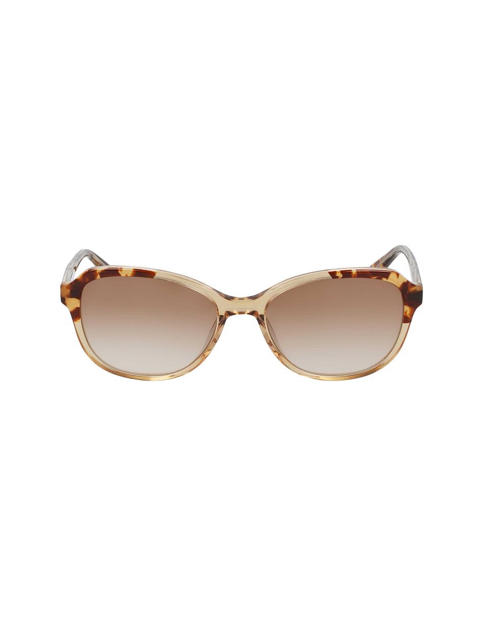 Taille étroite Anne Klein Crystal Oval Sunglasses   | NZU-7675499